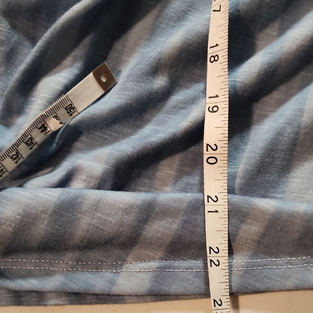 Democracy Blue and White Short Sleeve T-Shirt - Picture 5 of 8